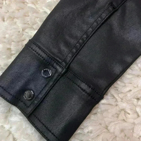 White House Black Market black womens coated denim dress - Picture 13 of 16